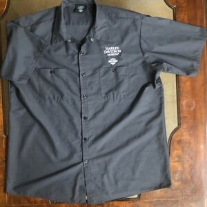 Harley-Davidson Men's Gray Shirt